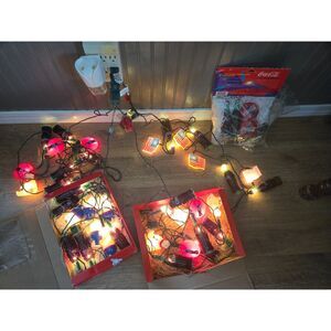 COCA-COLA Vintage Party Assorted String Lights 10 Lights per String-5 Strings